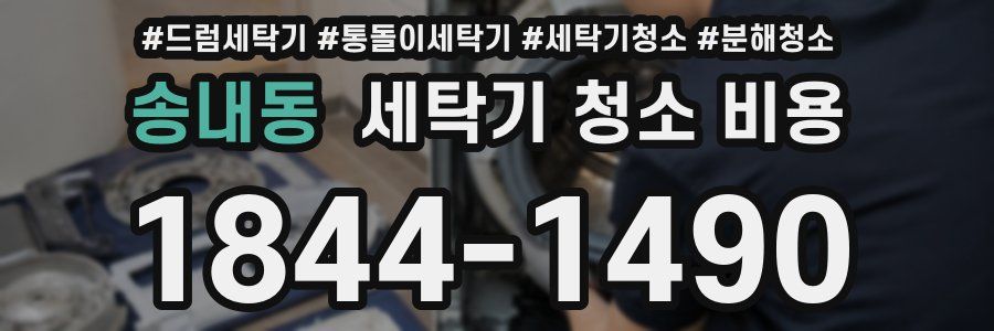 송내동 세탁기 청소 비용