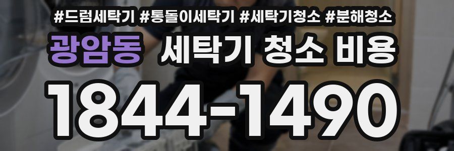 광암동 세탁기 청소 비용