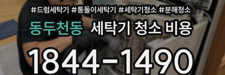 동두천동 세탁기 청소 비용