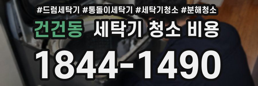 건건동 세탁기 청소 비용