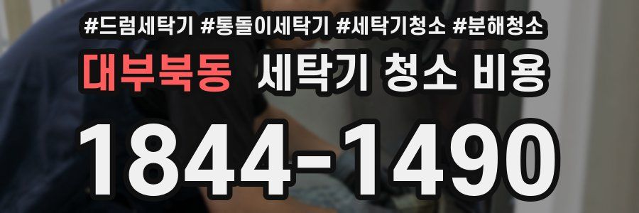 대부북동 세탁기 청소 비용