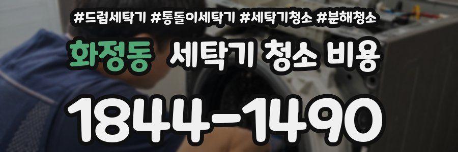 화정동 세탁기 청소 비용