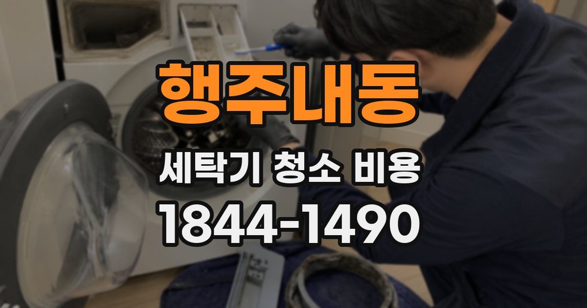 행주내동 세탁기 청소 비용