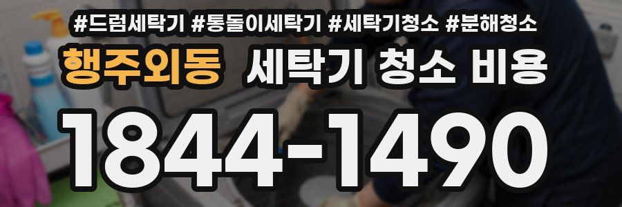 행주외동 세탁기 청소 비용