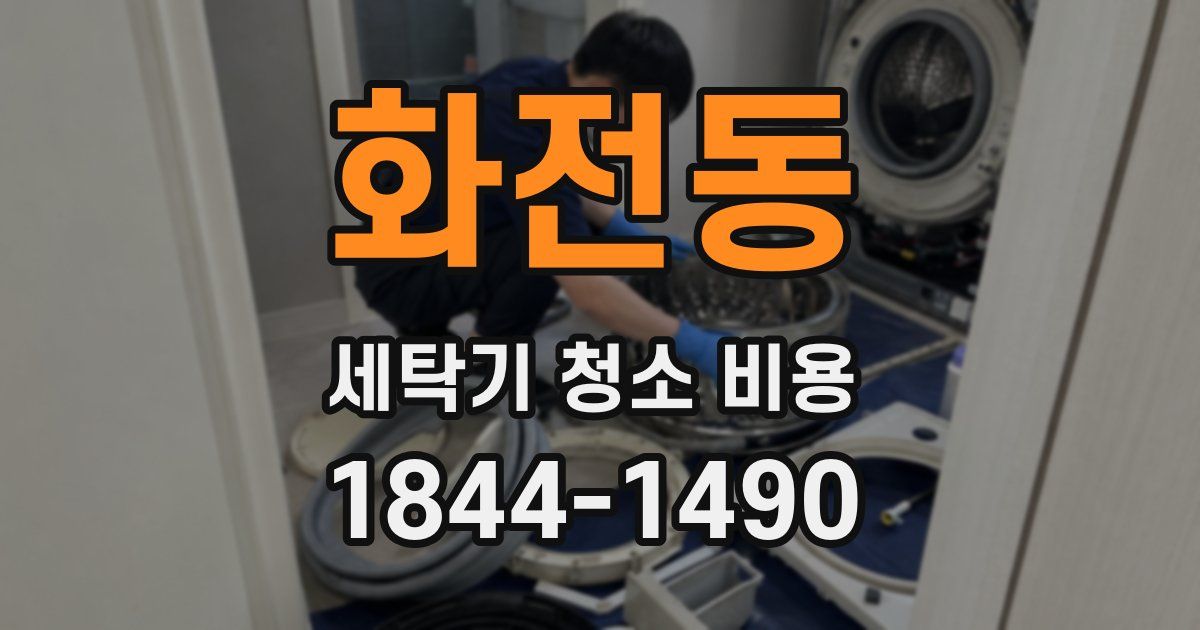 화전동 세탁기 청소 비용