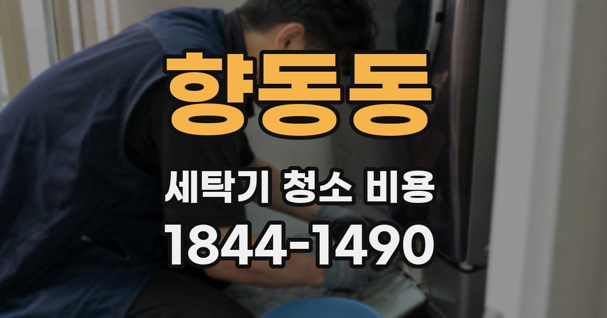 향동동 세탁기 청소 비용