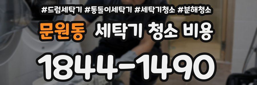 문원동 세탁기 청소 비용