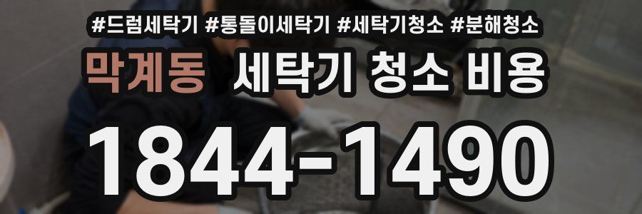 막계동 세탁기 청소 비용