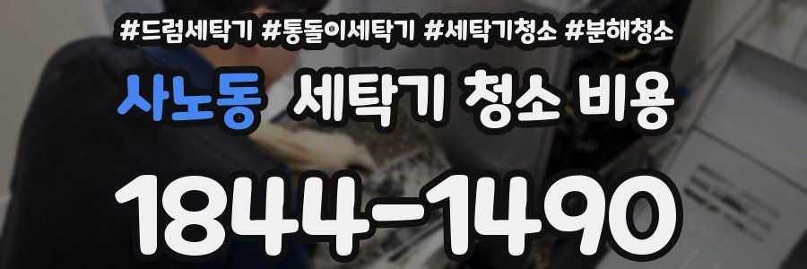 사노동 세탁기 청소 비용