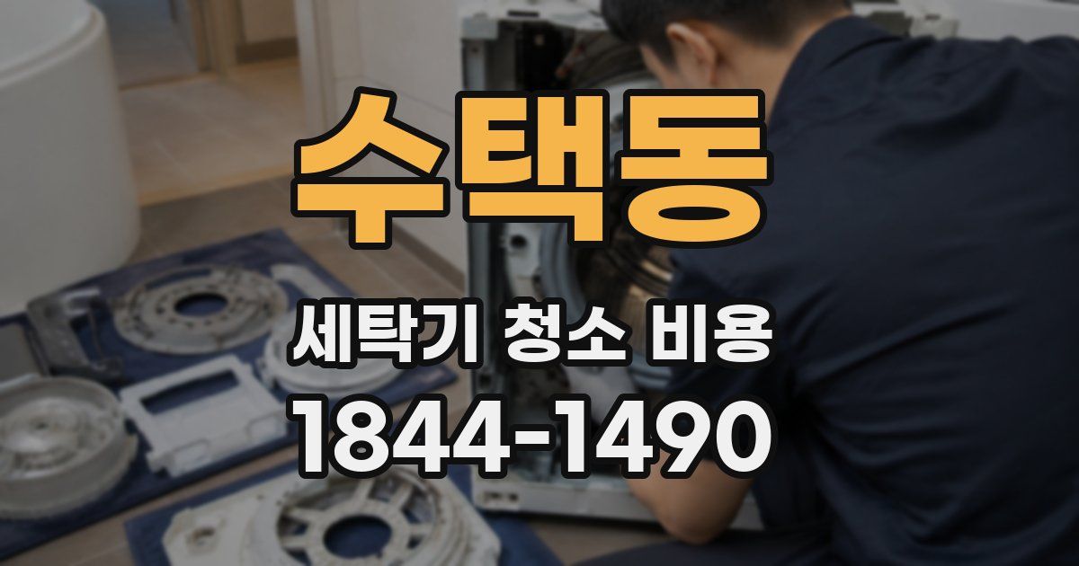 수택동 세탁기 청소 비용