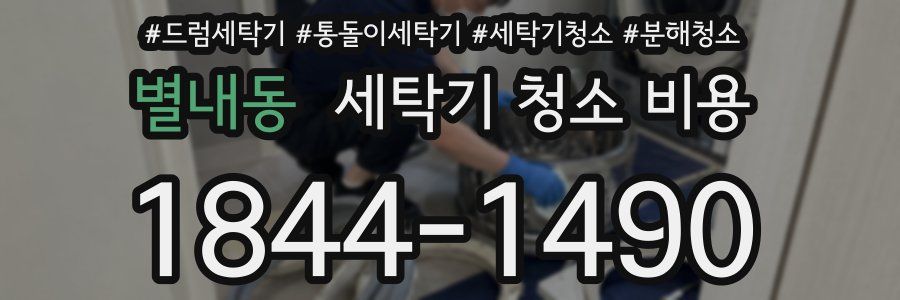 별내동 세탁기 청소 비용
