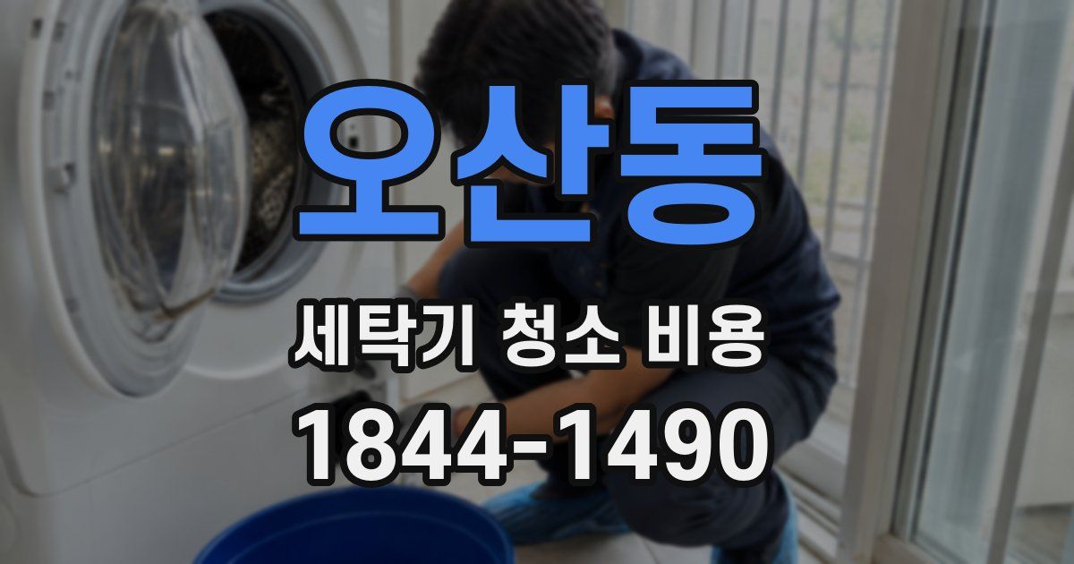 오산동 세탁기 청소 비용