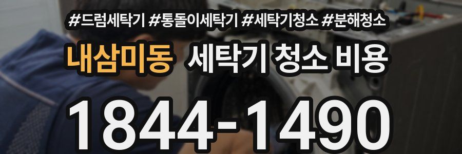 내삼미동 세탁기 청소 비용
