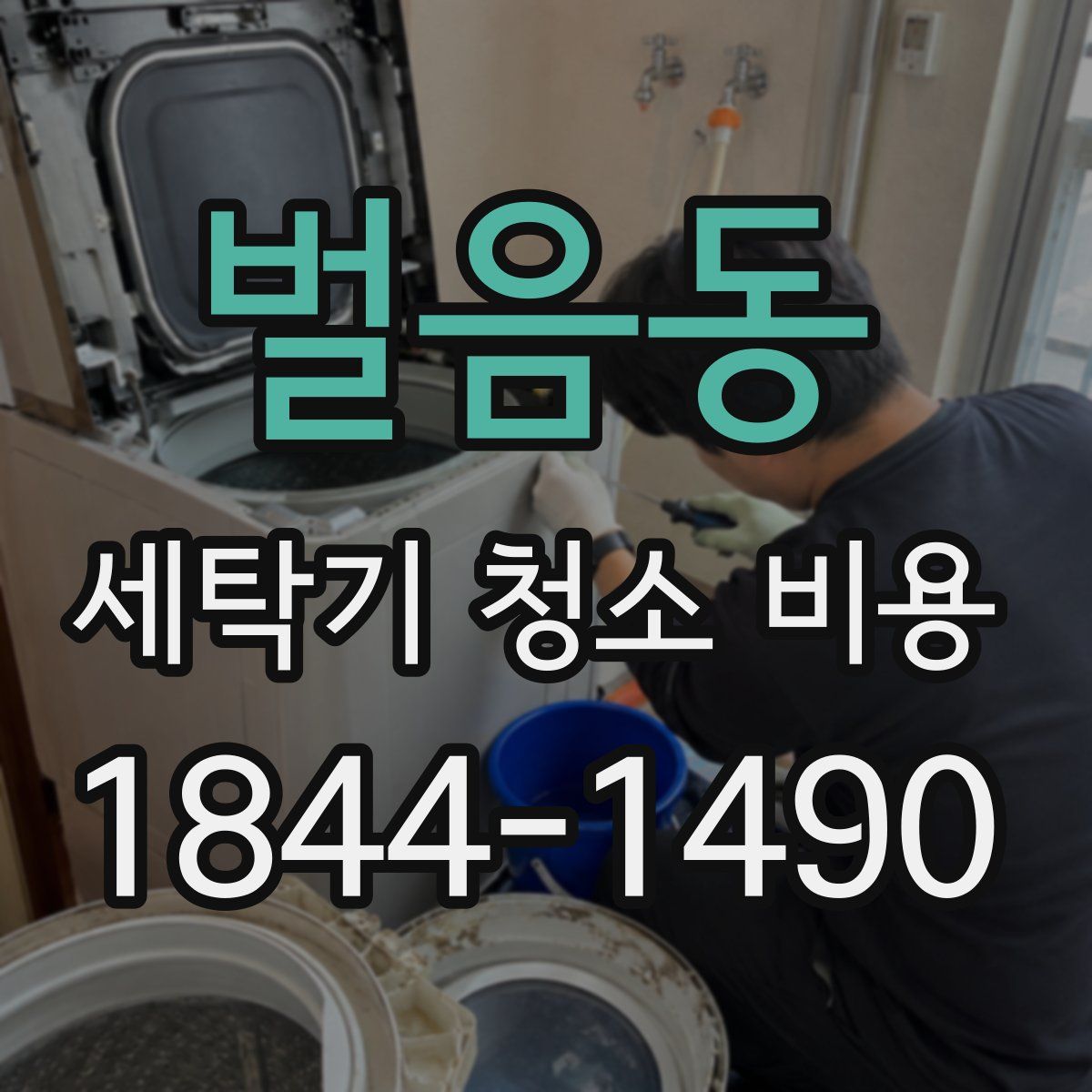 벌음동 세탁기 청소 비용