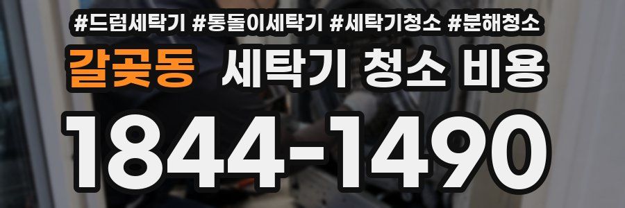갈곶동 세탁기 청소 비용