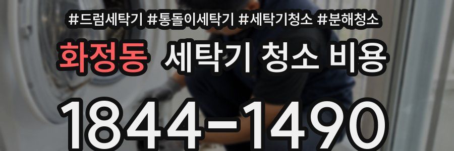화정동 세탁기 청소 비용