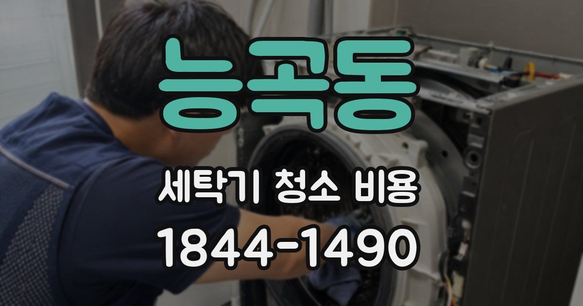 능곡동 세탁기 청소 비용