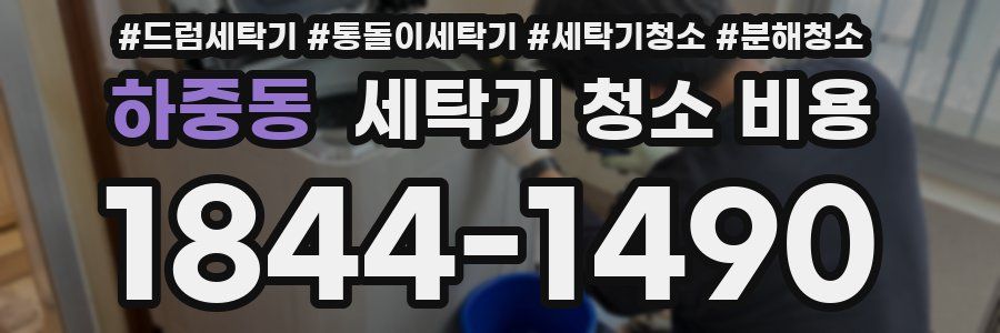 하중동 세탁기 청소 비용