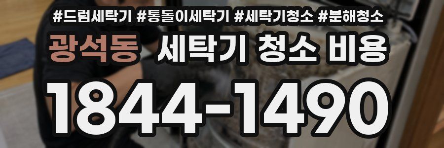 광석동 세탁기 청소 비용
