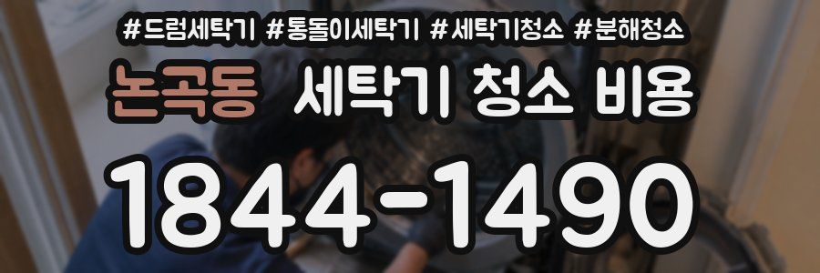 논곡동 세탁기 청소 비용