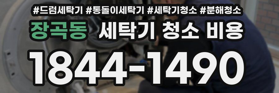 장곡동 세탁기 청소 비용