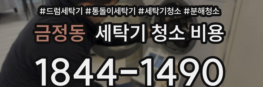 금정동 세탁기 청소 비용