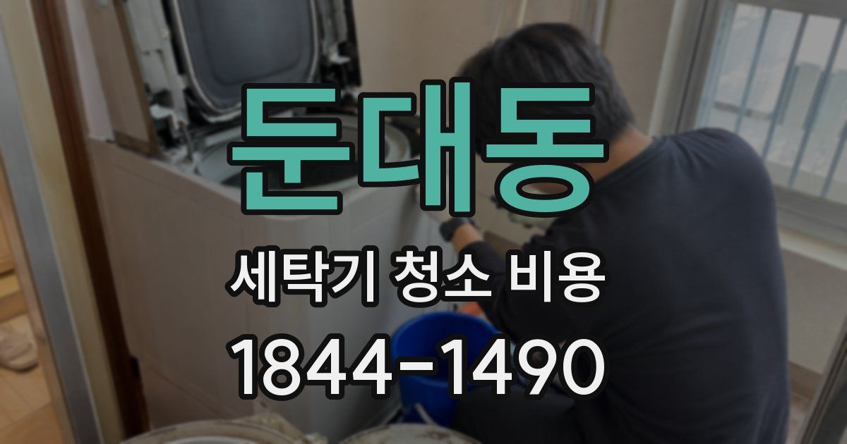 둔대동 세탁기 청소 비용