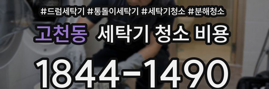 고천동 세탁기 청소 비용