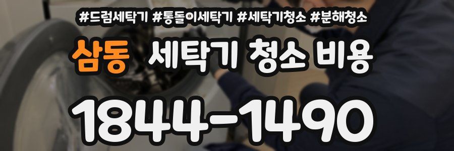 삼동 세탁기 청소 비용