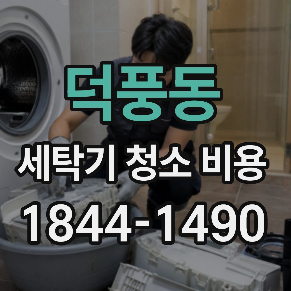 덕풍동 세탁기 청소 비용