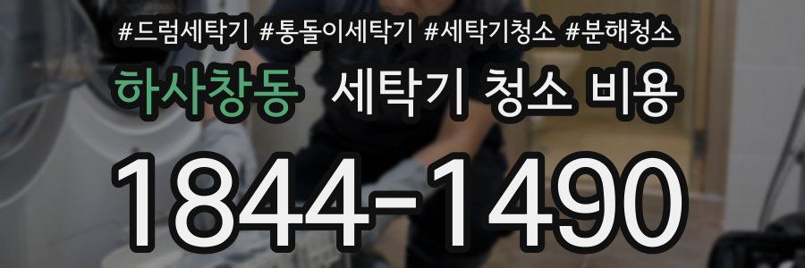 하사창동 세탁기 청소 비용