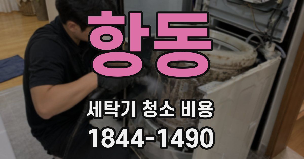 항동 세탁기 청소 비용