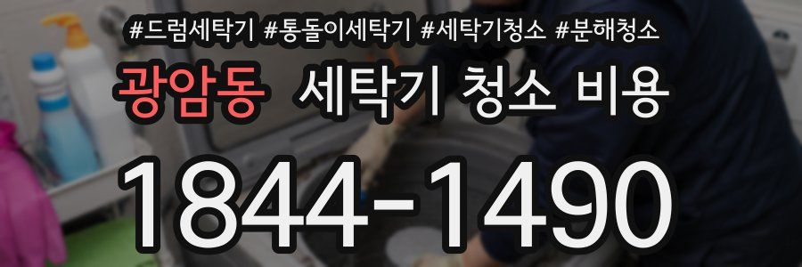 광암동 세탁기 청소 비용