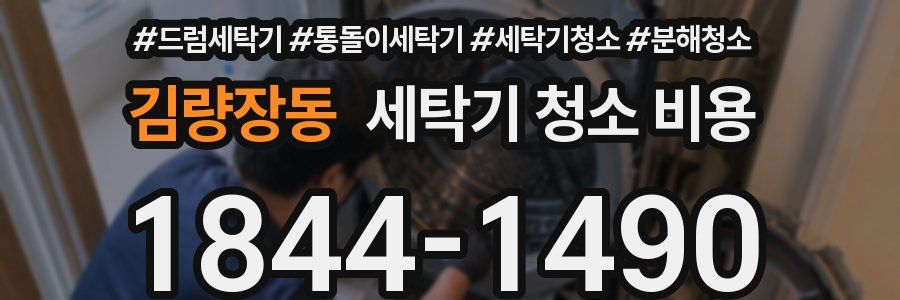 김량장동 세탁기 청소 비용