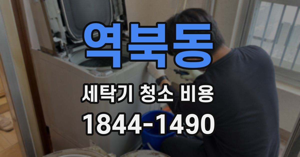 역북동 세탁기 청소 비용