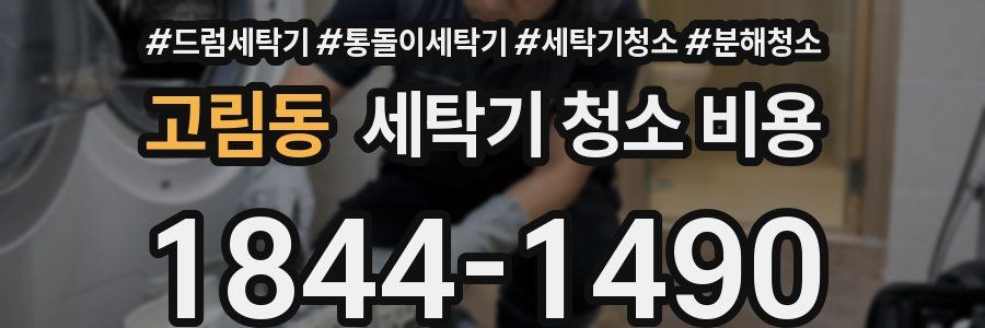 고림동 세탁기 청소 비용