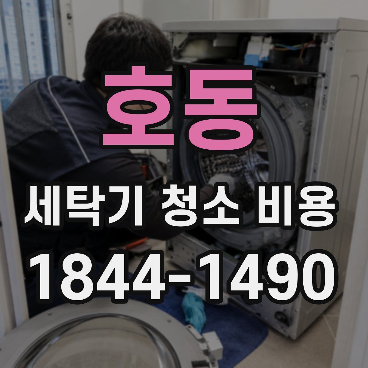 호동 세탁기 청소 비용