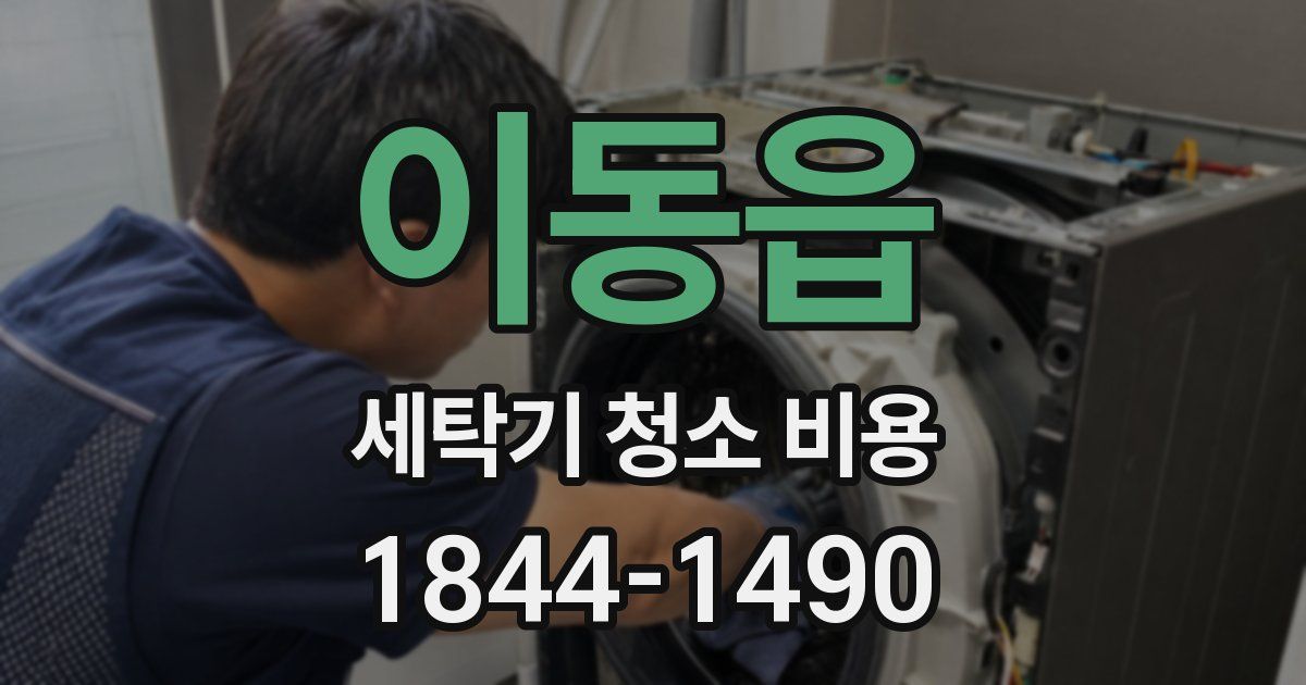 이동읍 세탁기 청소 비용