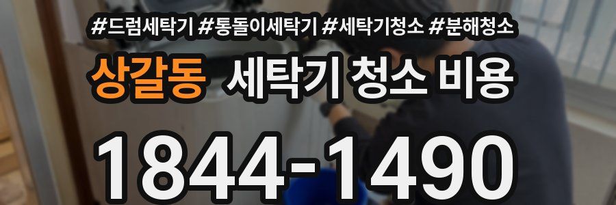 상갈동 세탁기 청소 비용