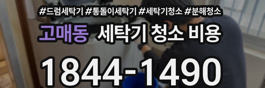 고매동 세탁기 청소 비용