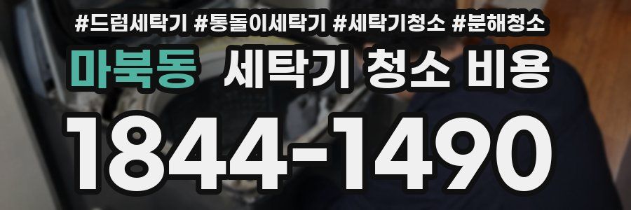 마북동 세탁기 청소 비용