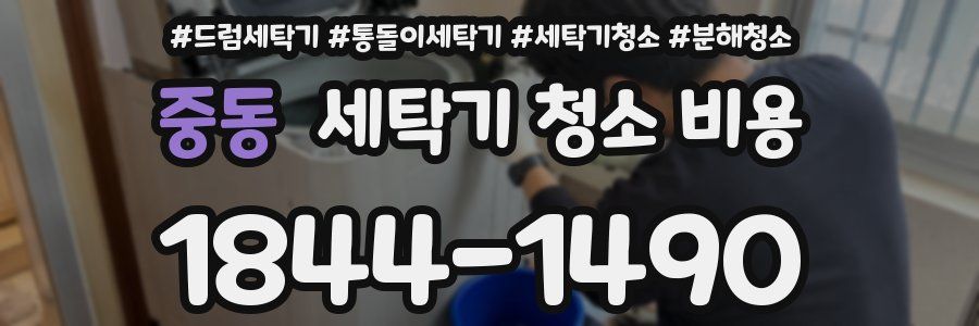 중동 세탁기 청소 비용