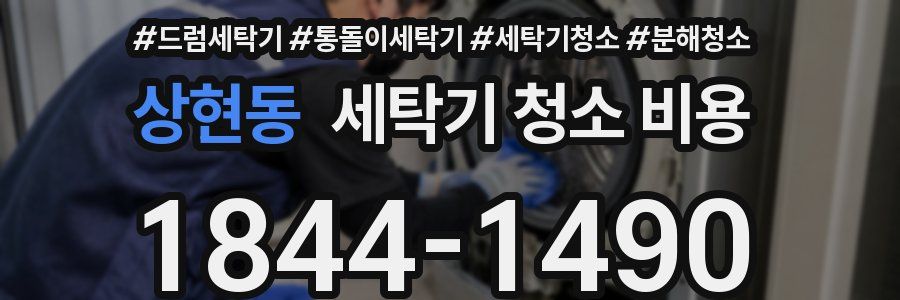 상현동 세탁기 청소 비용
