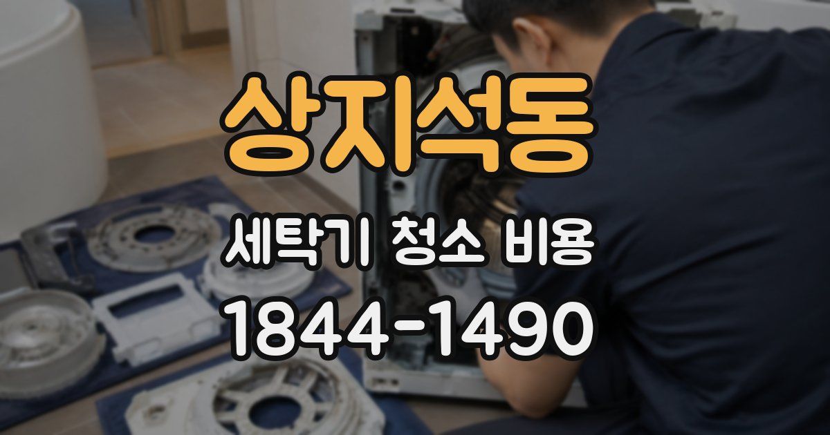 상지석동 세탁기 청소 비용