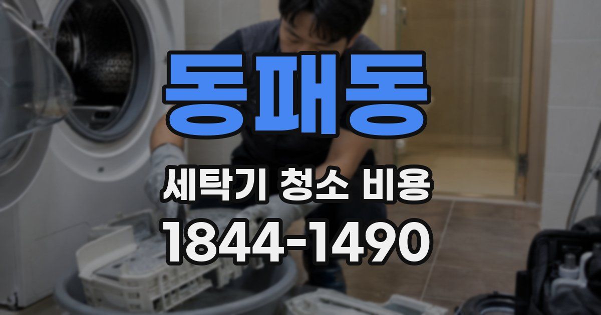 동패동 세탁기 청소 비용