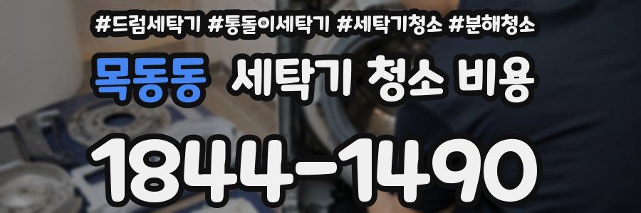 목동동 세탁기 청소 비용