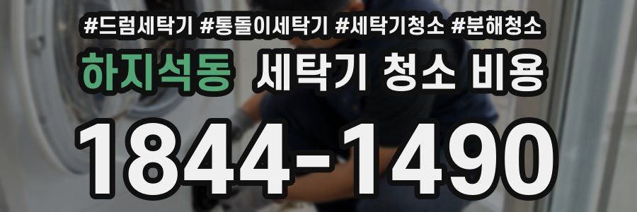 하지석동 세탁기 청소 비용