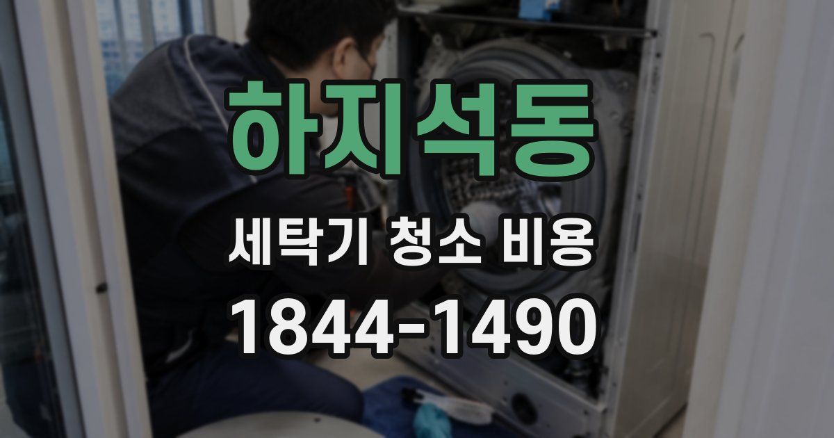 하지석동 세탁기 청소 비용