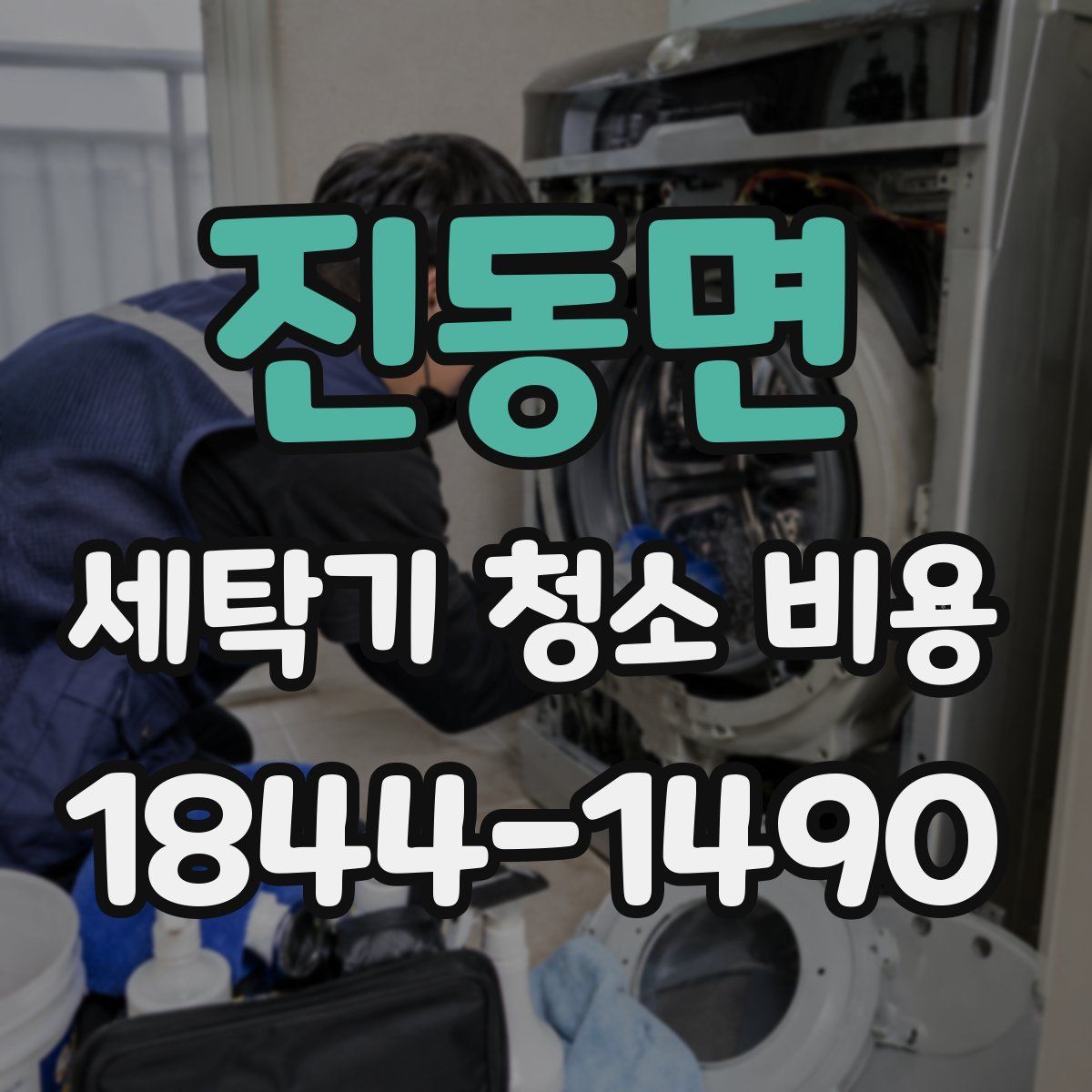 진동면 세탁기 청소 비용