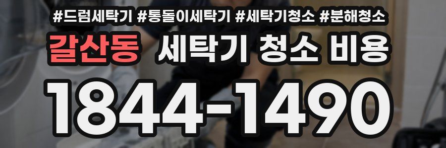 갈산동 세탁기 청소 비용